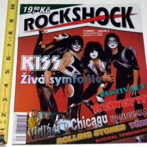 KISS Band Rock Shock Magazine Nov 2003 Czech Republic Gene Simmons