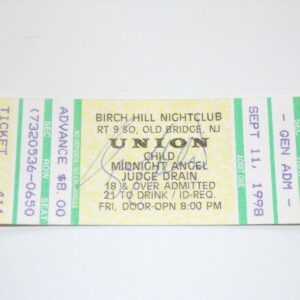 UNION Bruce Kulick SIGNED AUTOGRAPH Corabi Concert Ticket Stub 1998 NJ Kiss Band