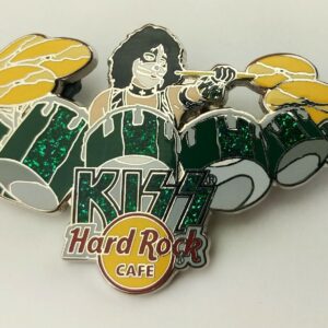 KISS Band Hard Rock Café Pin Badge Peter Criss Drums Peter Blitz 2006 LE 100