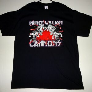 vintage KISS Band T-Shirt Prince William Cannons Baseball Tribute UNWORN 1998