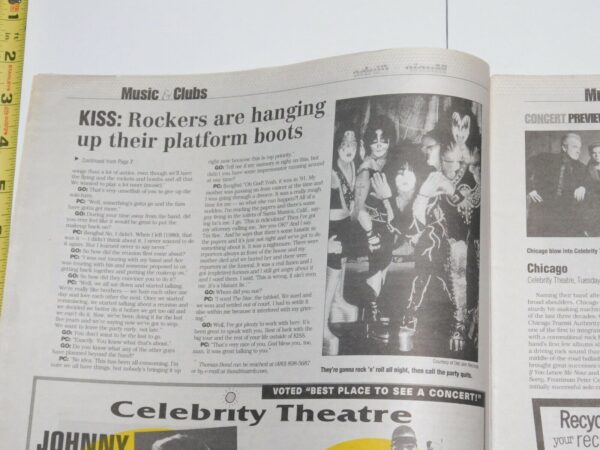 KISS Band Farewell Tour 1st Concert Get Out Arizona Magazine Newspaper 2000 - Image 3