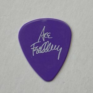 KISS Band Guitar Pick ACE FREHLEY Solo Frehley's Comet Concert Tour Purple White