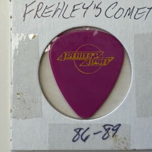 KISS ACE FREHLEY Solo Band Guitar Pick Frehley's Comet Berry Yellow Lettering