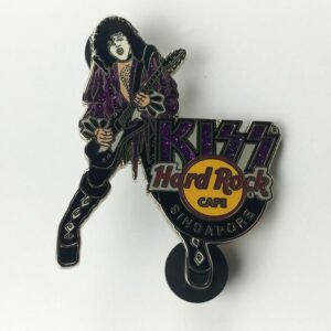 KISS Band Hard Rock Café Pin Badge Paul Stanley Dynasty Singapore 2006 LE 200