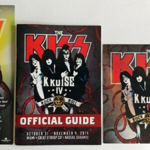 KISS Band Kiss Kruise 4 Lot Official Guide Program + 2pc Thank You Gift Cards