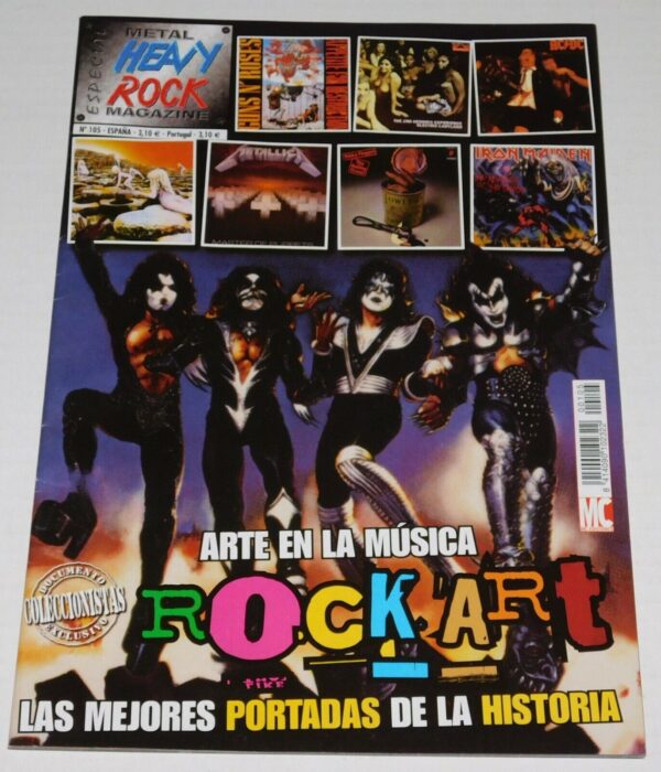 KISS Band Heavy Rock Metal Music Magazine #105 2016 ROCK Album Cover Art Spain