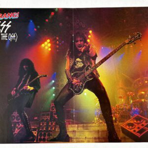 KISS Vintage Poster Centerfold Revenge Concert Tour Gene Simmons Kulick