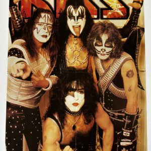 KISS Vintage Poster Centerfold Alive Worldwide Reunion Ace Gene Peter Paul