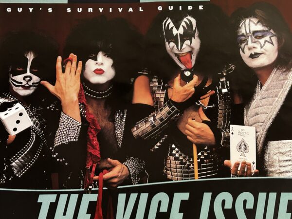 KISS Vintage Promo Poster POV Magazine 1997 Simmons Frehley Reunion Tour - Image 3