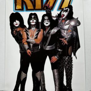 KISS Poster Alive 35 Tour 2008 Gene Simmons Paul Stanley Tommy Eric White Background