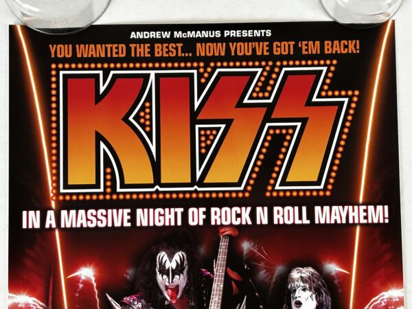 Kiss Concert Poster Rock The Nation Tour WACA Australia May 8 2004 Simmons - Image 2