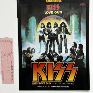 KISS vintage Love Gun Song Book Japan Japanese Band Score Tab Taiyo Shinko 1995