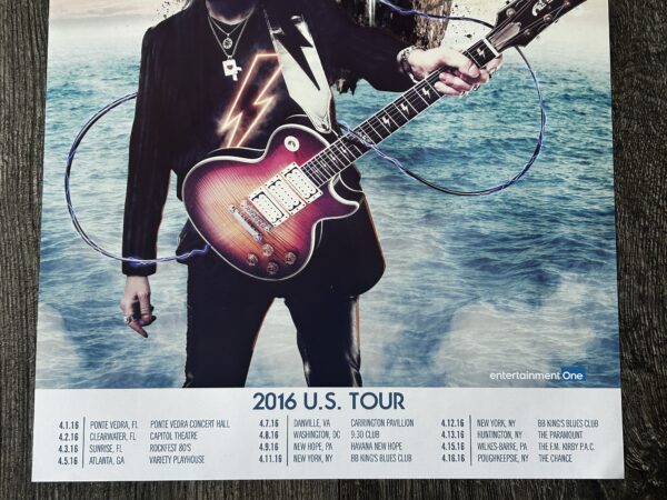 ACE FREHLEY Origins Vol 1 Promo Concert Poster 11x17 2016 Tour - Image 4