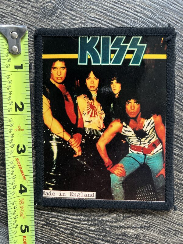 KISS PATCH Lick It Up Eric Carr Vinnie Vincent Gene Paul Vintage Kiss UNUSED - Image 2