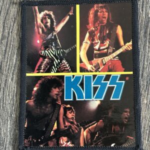 KISS PATCH Lick It Up Concert Tour Collage Vinnie Vincent Vintage Kiss UNUSED