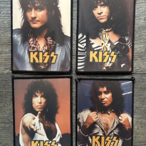 KISS PATCH Animalize Set Eric Carr Mark St. John Gene Paul Vintage Kiss UNUSED