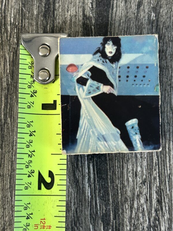 KISS BUTTON Pin Badge Dynasty Ace Frehley Spaceship Console 1 1/2" Aucoin Era