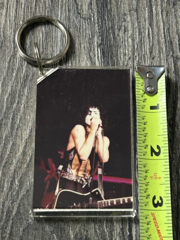 KISS KEYCHAIN Dynasty Tour MSG NY Paul Stanley Ace Frehley Vintage Aucoin Era