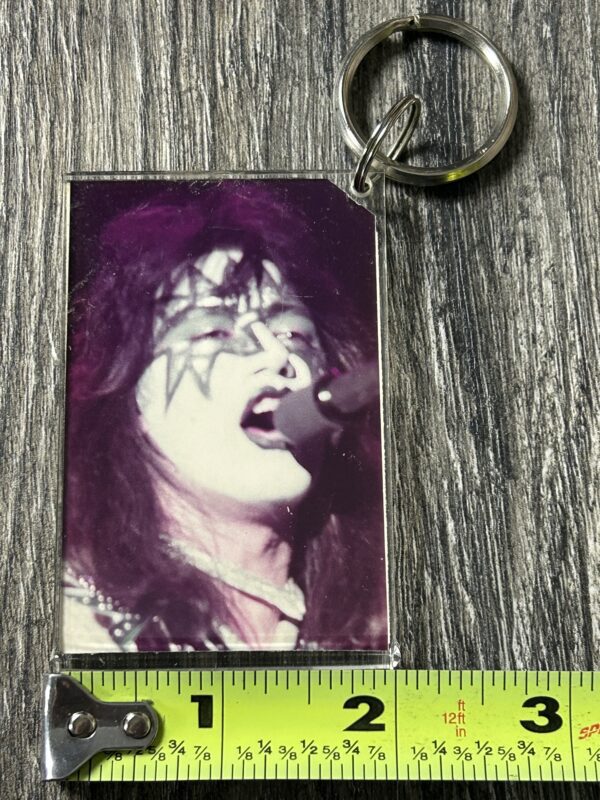 KISS KEYCHAIN Dynasty Tour MSG NY Paul Stanley Ace Frehley Vintage Aucoin Era - Image 2