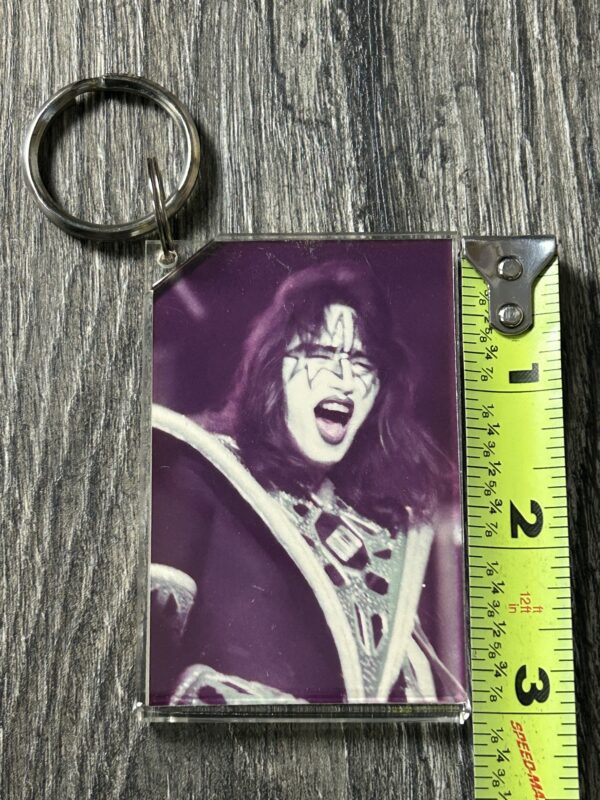 KISS KEYCHAIN Unmasked Concert Tour Palladium NY Ace Frehley Vintage Aucoin Era