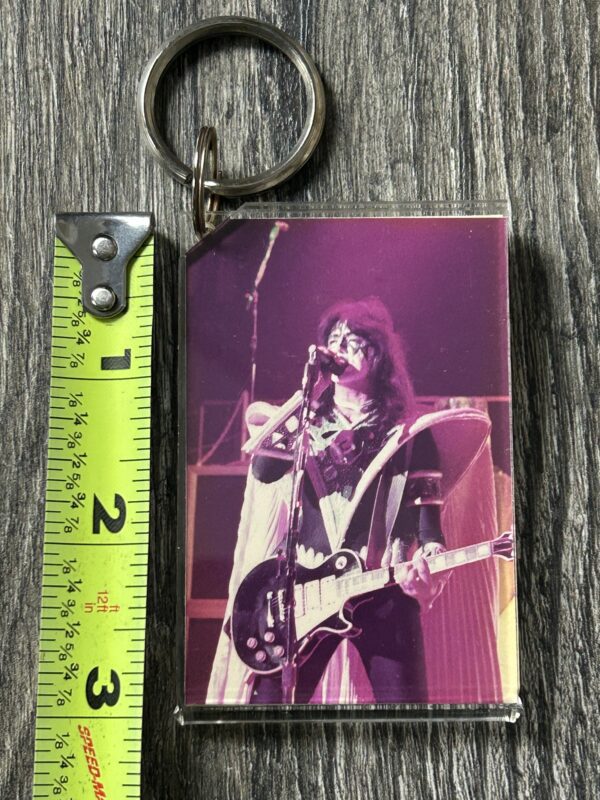 KISS KEYCHAIN Unmasked Palladium Academy Of Music Ace Frehley Vintage Aucoin Era