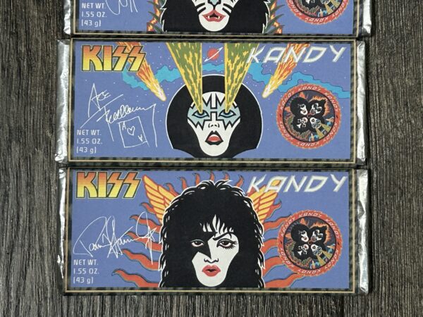 KISS Kandy Chocolate Bar Rock And Roll Over Custom Wrapper Set 2000 Vintage Kiss - Image 3