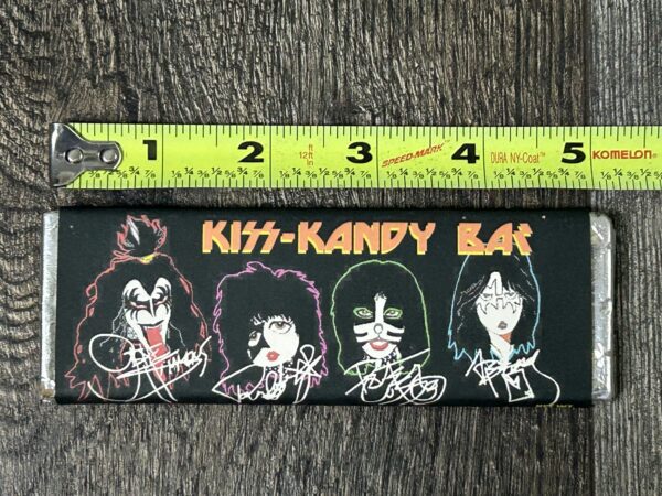 KISS Kandy Chocolate Bar in Custom Wrapper 2000 Vintage Kiss Gene Ace Peter Paul