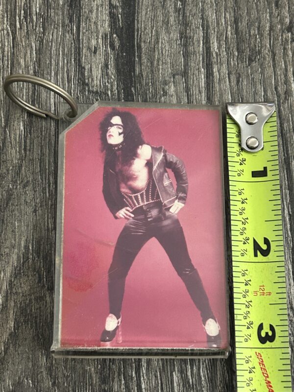 KISS KEYCHAIN Paul Stanley Red Room Bandit Makeup Vintage Kiss Aucoin Era