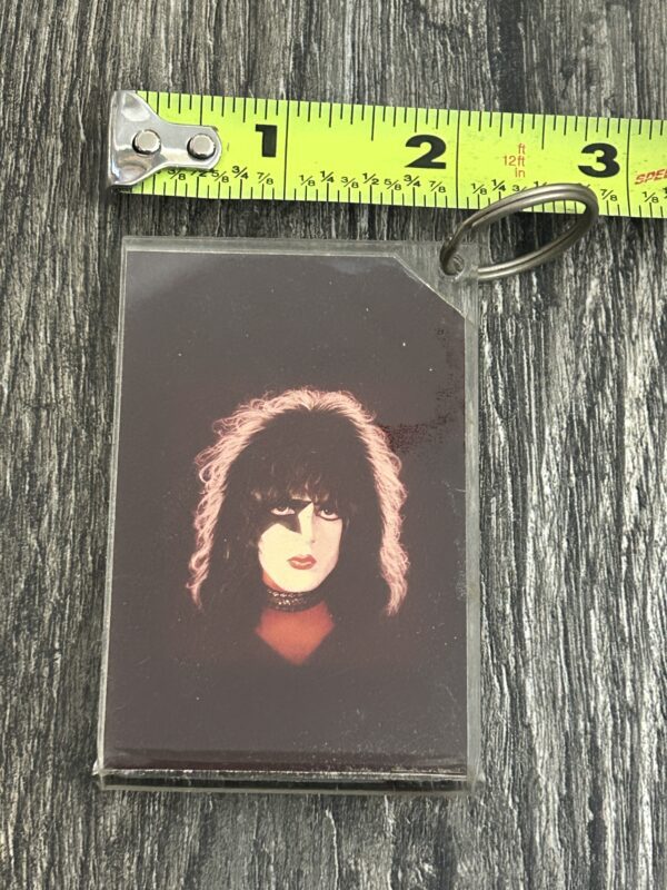 KISS KEYCHAIN Paul Stanley Red Room Bandit Makeup Vintage Kiss Aucoin Era - Image 2