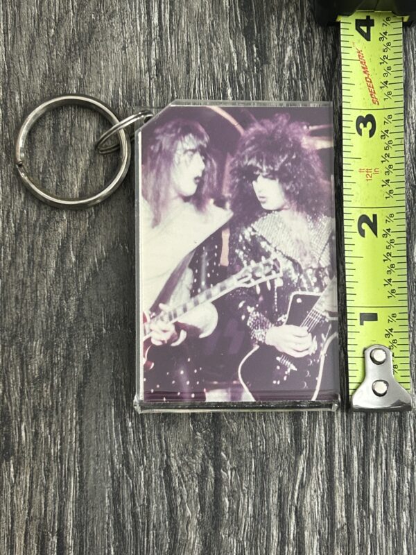 KISS KEYCHAIN Ace Frehley Stanley Alive 2 Rock Roll Over Vintage Kiss Aucoin Era