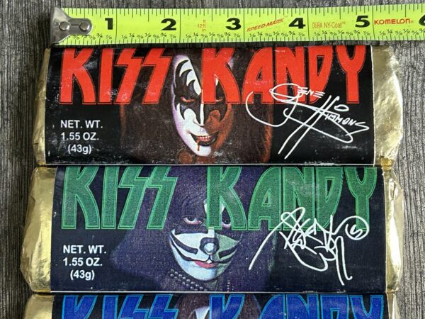 KISS Kandy Chocolate Bar Solo Album Faces Custom Wrapper Set 2000 Vintage Kiss - Image 2