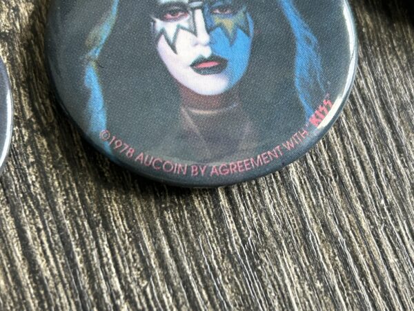 KISS BUTTON Pin Badge Custom Reprint 1978 Solo Albums Set 1 3/4" Vintage Kiss - Image 6