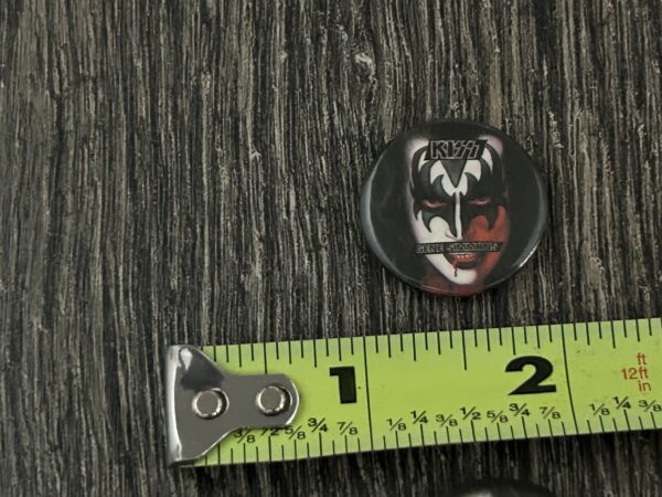 KISS BUTTON Pin Badge 1978 Solo Albums Lot Gene Peter Ace 1" Aucoin Vintage Kiss - Image 2