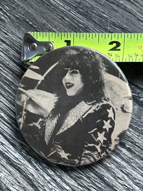 KISS BUTTON Pin Badge Kiss Meets The Phantom Paul Stanley Aucoin Vintage Kiss A