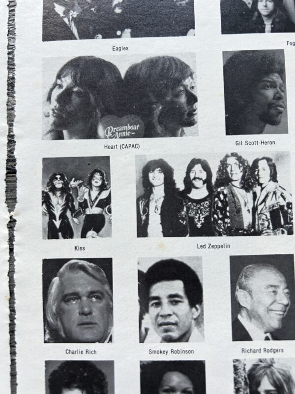 KISS Ad Advert ASCAP 1976 Top Song Hits Beth Destroyer Vintage Kiss Aucoin - Image 2