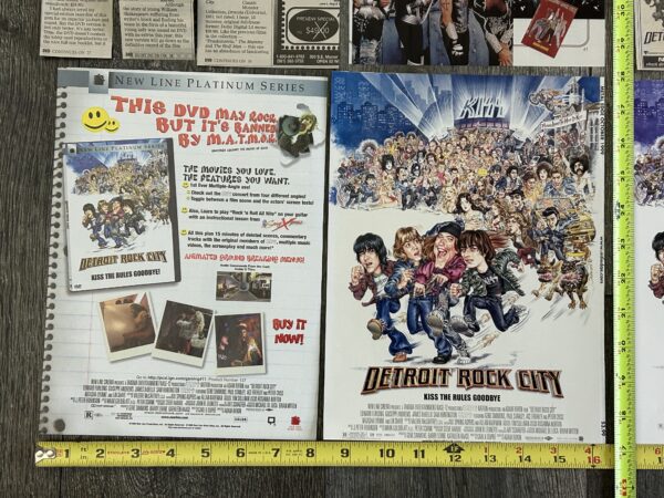 KISS Ad Advert Clippings Detroit Rock City Movie Release 13pc USA Vintage Kiss - Image 2