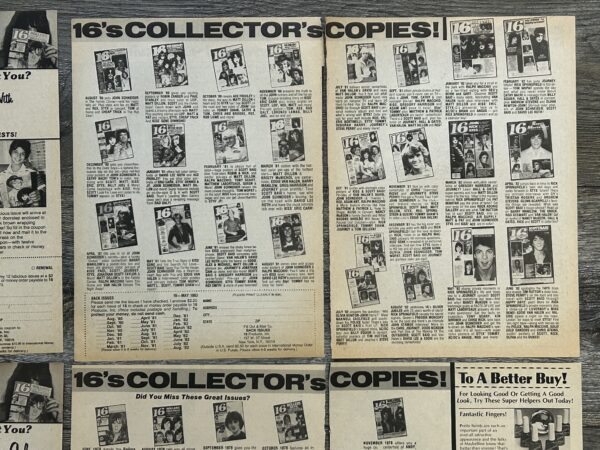 KISS Ad Advert 16 Magazine Subscription Back Issues 6pc Lot Vintage Kiss Aucoin - Image 5