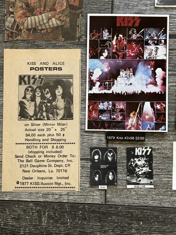 KISS Ad Advert Classic Posters 20pc Lot 1976 1977 1978 Vintage Kiss Aucoin - Image 8