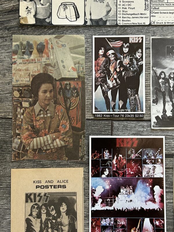 KISS Ad Advert Classic Posters 20pc Lot 1976 1977 1978 Vintage Kiss Aucoin - Image 9