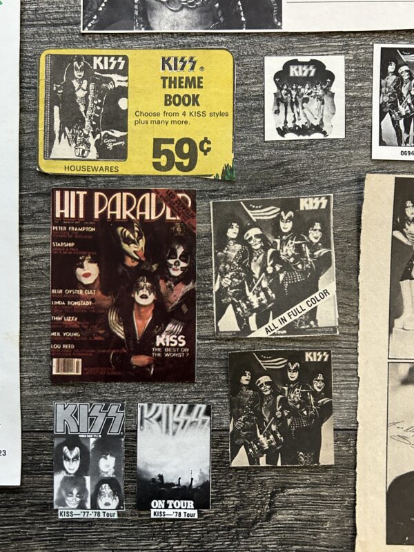 KISS Ad Advert Merchandise 30pc Lot 1976 1977 1978 1979 1980 Vintage Kiss Aucoin - Image 8