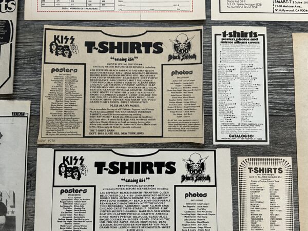 KISS Ad Advert Classic T-Shirt 16pc Lot 1975 1976 1977 1978 Vintage Kiss Aucoin - Image 7