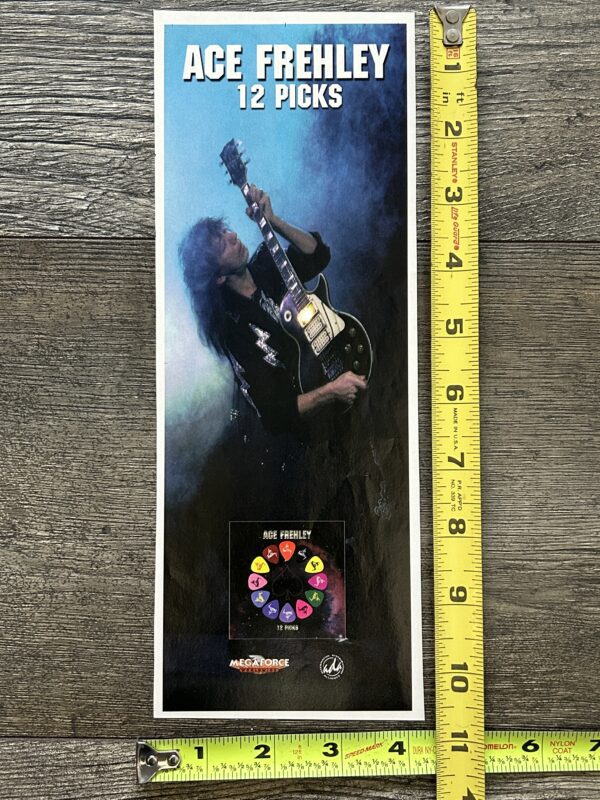 KISS Ad Advert ACE FREHLEY 12 Picks CD Megaforce Records USA Vintage Kiss