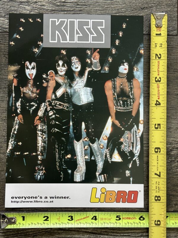 KISS Ad Advert Flyer CD Catalog Germany 2sided Libro Vintage Kiss Reunion Tour - Image 2