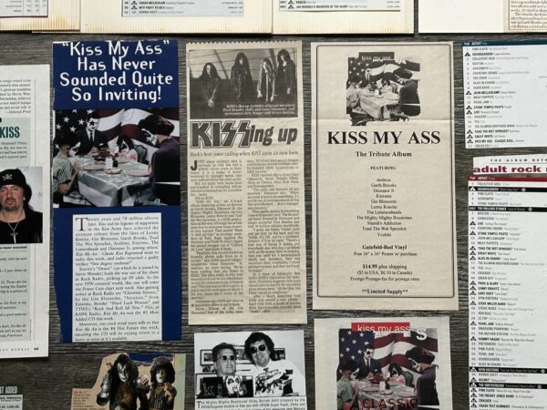 KISS Ad Advert Clippings Kiss My Ass Tribute Album 60pc Lot Vintage Kiss - Image 17