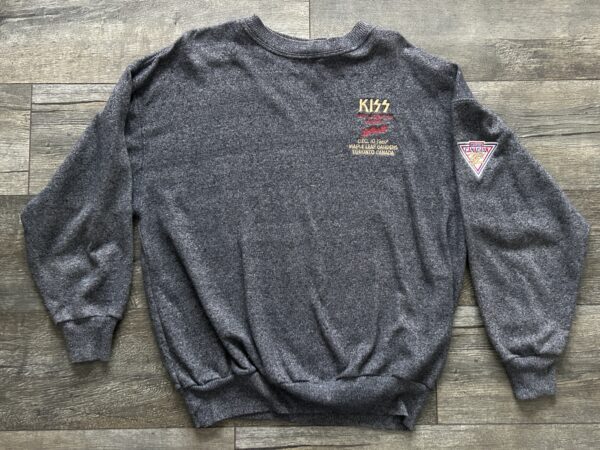 KISS Vintage Sweatshirt Crazy Nights Tour Toronto Concert Promoter Vintage Kiss