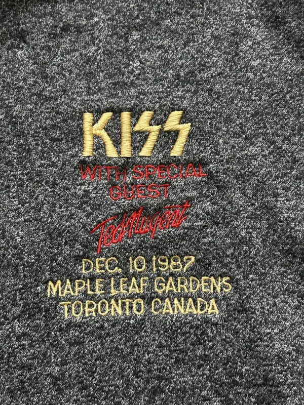 KISS Vintage Sweatshirt Crazy Nights Tour Toronto Concert Promoter Vintage Kiss - Image 2