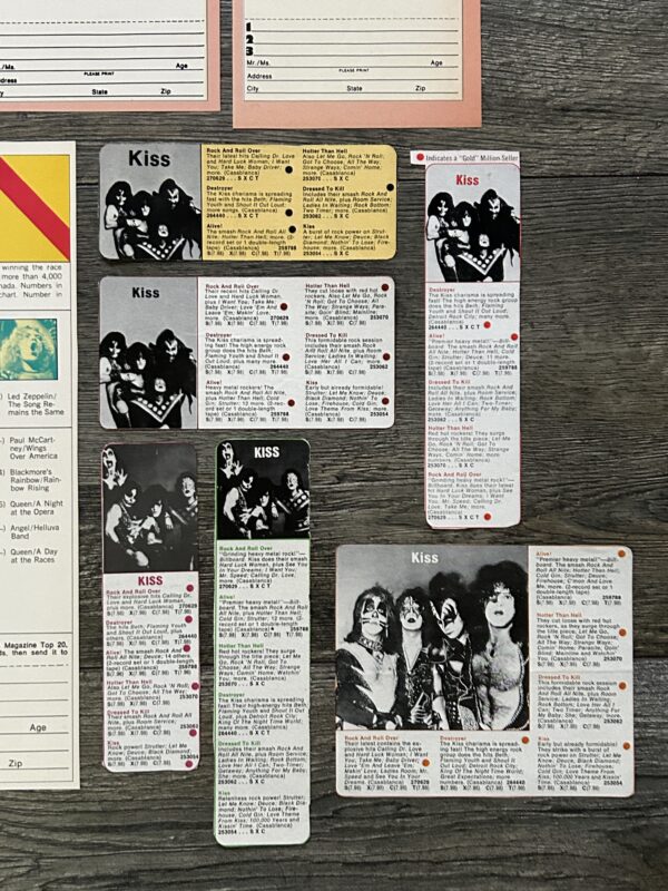 KISS Ad Advert Clippings Rock And Roll Over Album 30pc Lot Vintage Kiss Aucoin - Image 7