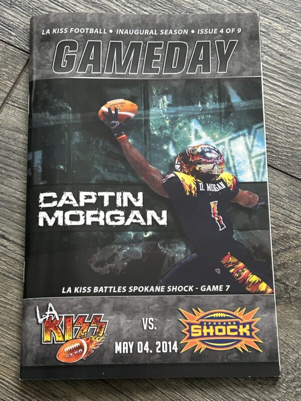 KISS LA Kiss Football Gameday Program Magazine #4 Signed by 12 Cheerleaders 2014