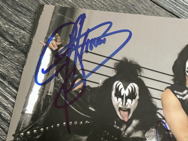 KISS Band Signed Autograph Photo OFFICIAL Meet Greet Alive 35 Concert Tour 2009 - Image 2