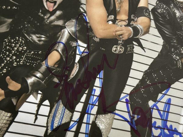 KISS Band Signed Autograph Photo OFFICIAL Meet Greet Alive 35 Concert Tour 2009 - Image 5